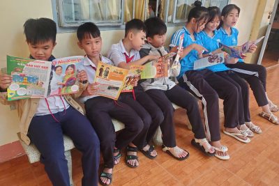 📚 SÔI NỔI PHONG TRÀO “ĐỌC VÀ LÀM THEO BÁO ĐỘI” TRONG GIỜ RA CHƠI 🎉